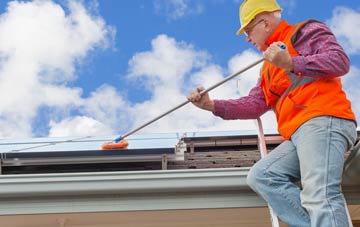 Hullavington soft wash roof cleaning